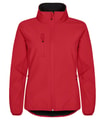 Dames Softshell Jas Clique Classic 0200915 rood
